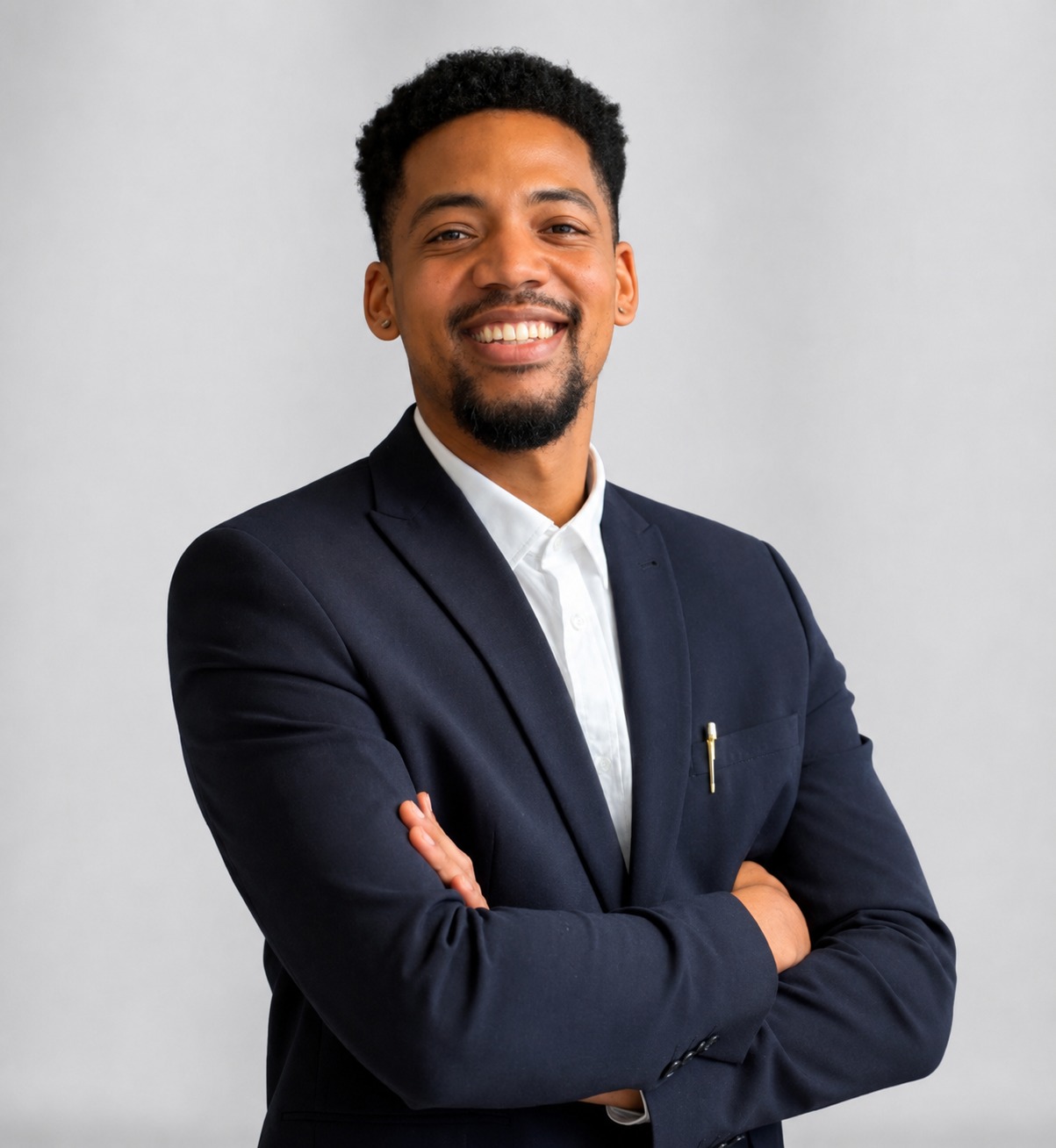 Portrait of Athi Herber, Co-Founder of Umthombo